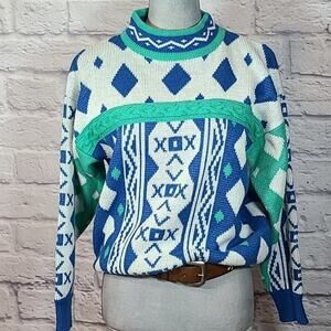 Vintage 90's 62 East mockneck sweater